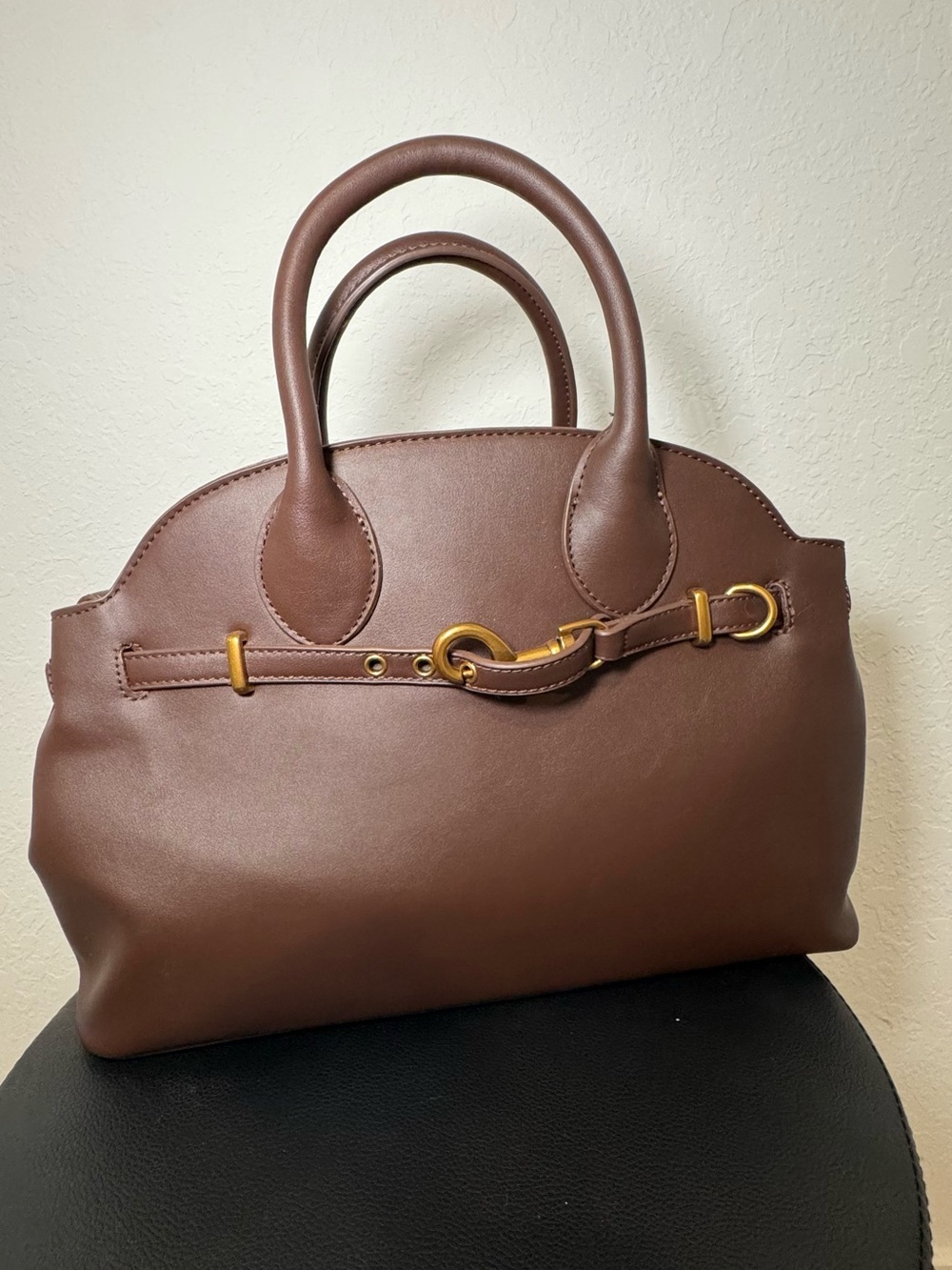 Steve Madden Structured Brown Handbag